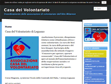 Tablet Screenshot of casadelvolontariato.it
